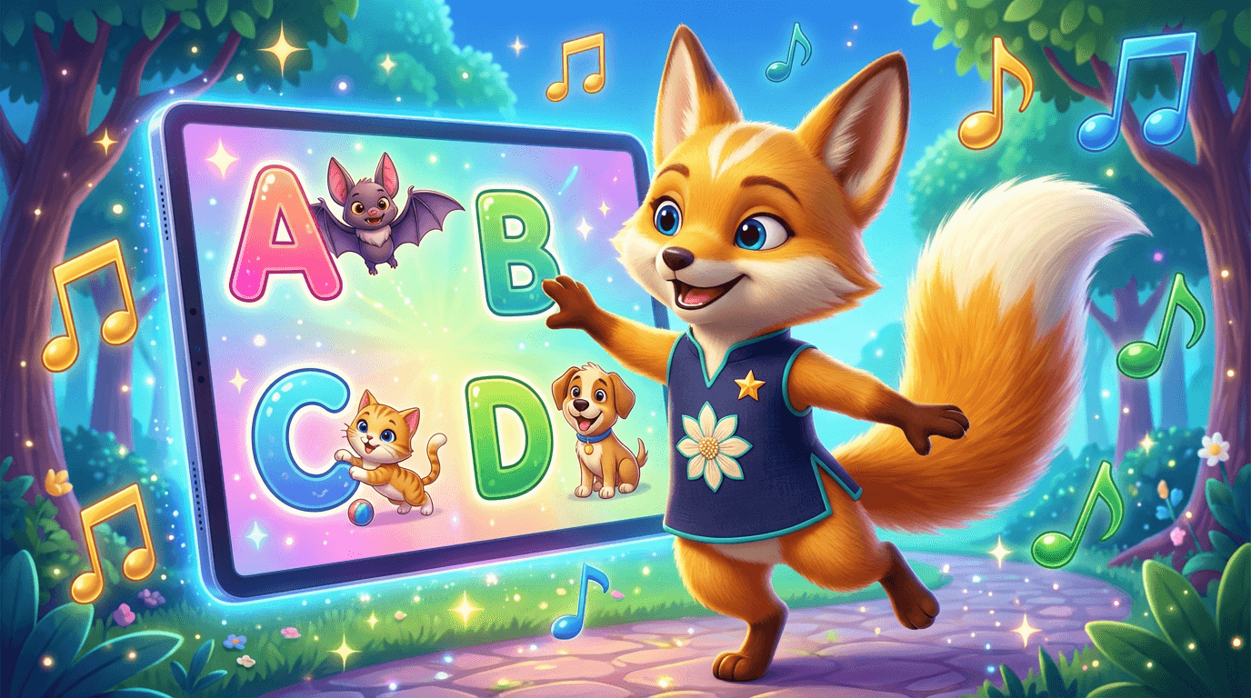 Course advertisement photo Little Fox English